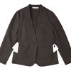 EAJ1036 ENJOY EAJ1036 AIR SWING SUITS RUN ノーカラージャケット カーシーカシマ 03124340
