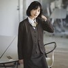 EAJ1036 ENJOY EAJ1036 AIR SWING SUITS RUN ノーカラージャケット カーシーカシマ 03124340