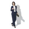 EWB1061 ENJOY EWB1061  ボウブラウス(八分袖) カーシーカシマ 03095500
