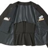 NAJ080 ENJOYNoir NAJ080 STILL STRIPE ノーカラージャケット カーシーカシマ 03123159