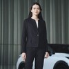 NAJ080 ENJOYNoir NAJ080 STILL STRIPE ノーカラージャケット カーシーカシマ 03123159