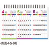NK8531 卓上カレンダー カラーラインメモ・スリーマンス 新日本カレンダー 03098939