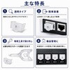 pbk-lan010-x001clc LANポートロックキャップ RJ45用 10個セット 専用解除キー付き メディアカバーマーケット 03152410