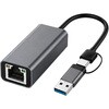 USB-A・USB Type-C両対応 有線LANアダプター 1000Mbps MCY TOOL