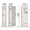 HDJ-0311SSN1-W9 J型ロッカー<配送時組立サービス付> イトーキ 03162578