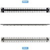 C6PANELSTP481U パッチパネル/ラックマウント型/1U/ブランクキーストーン/RJ45 STP対応/データセンター LAN配線向け StarTech.com 03186902