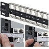 C6PANELSTP481U パッチパネル/ラックマウント型/1U/ブランクキーストーン/RJ45 STP対応/データセンター LAN配線向け StarTech.com 03186902