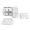 C6KEY110WHE24PK RJ45キーストーンジャック/CAT6対応/24個セット/UTP非シールド/110パンチダウン/LAN配線用 RJ45モジュラージャック StarTech.com 03186911