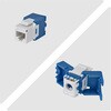 C6KEYTL180WH24PK RJ45キーストーンジャック/CAT6対応/24個セット/UTP非シールド/工具不要/180度配線/LAN配線用 RJ45モジュラージャック StarTech.com 03186929