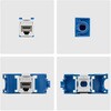 C6KEYTL180WH24PK RJ45キーストーンジャック/CAT6対応/24個セット/UTP非シールド/工具不要/180度配線/LAN配線用 RJ45モジュラージャック StarTech.com 03186929