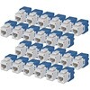 RJ45キーストーンジャック/CAT6対応/24個セット/UTP非シールド/工具不要/180度配線/LAN配線用 RJ45モジュラージャック StarTech.com