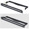 C6PANELSTP241U パッチパネル/ラックマウント型/1U/ブランクキーストーン/RJ45 STP対応/データセンター LAN配線向け StarTech.com 03186947