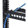 C6PANELSTP241U パッチパネル/ラックマウント型/1U/ブランクキーストーン/RJ45 STP対応/データセンター LAN配線向け StarTech.com 03186947