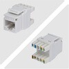 C6KEY110180WH24PK RJ45キーストーンジャック/CAT6対応/24個セット/UTP非シールド/110パンチダウン/LAN配線用 RJ45モジュラージャック StarTech.com 03186972