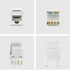 C6KEY110180WH24PK RJ45キーストーンジャック/CAT6対応/24個セット/UTP非シールド/110パンチダウン/LAN配線用 RJ45モジュラージャック StarTech.com 03186972
