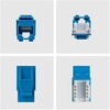 C6KEY110BL24PK RJ45キーストーンジャック/CAT6対応/24個セット/UTP非シールド/110パンチダウン/LAN配線用 RJ45モジュラージャック StarTech.com 03186981