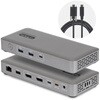 208N-USB4-DOCK ドッキングステーション/USB4接続/2画面/4K144Hz DisplayPort/100W PD/3x USB-A + 2x USB-C/2.5G LAN/ドライバー不要/macOS & Windows StarTech.com 03187787