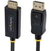 DisplayPort - HDMI変換ケーブル/4K60Hz/映像出力側抜けにくいグリップ設計/HDR/単方向仕様/デスクトップPC ディスプレイビデオコンバーター StarTech.com