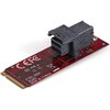 U.2 (SFF-8643) - M.2 PCI Express 4.0 x4 ホストアダプタカード /2.5インチU.2 NVMe SSD対応 StarTech.com