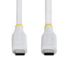 CC50CM40GUSB4TPW USB4ケーブル/40Gbps/Type-C/240W PD/8K 120Hz / 4K 240Hz/DP2.1/DSC1.2a/Thunderbolt 4互換/高速充電 データ転送 StarTech.com 03188040