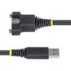USBPNLAFAM2M USB 3.0ケーブル/2m/5Gbps/USB Type-Aメス-オス/パネルマウント対応/延長ケーブル/パネル取付け/A to A StarTech.com 03188216