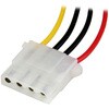 LP4POWEXT12 PC電源延長ケーブル/LP4(大4ピン・オス-メス)/30.5cm StarTech.com 03188277