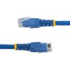 C6PATCH1BL Cat6対応LANケーブル 30cm カテゴリ6対応イーサネットケーブル モールド処理済みRJ45コネクタ ブルー StarTech.com 03188417