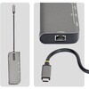 174B-USB4-MULTIPORT マルチポートアダプター/USB4接続/デュアルモニター/4K 144Hz/140W PD/1x USB-A + 2x USB-C 10Gbps/2.5G LAN/ドライバー不要/macOS Windows対応 StarTech.com 03188548