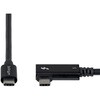 TBLT5MM80CM240WRA Thunderbolt 5ケーブル/L型右向き/80cm/8K60Hz/80Gbps 最大120Gbps/240W PD/Thunderbolt規格準拠/USB-C/4互換/ホワイト/高速データ転送 急速充電 StarTech.com 03188591
