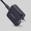 114NB-WALL-CHARGER USB充電器/2ポートUSB-C+USB-A/最大25W USB-C PD・最大12W USB-A/PD対応/ブラック/急速充電 Type-C 電源アダプター StarTech.com 03188609