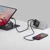 114NB-WALL-CHARGER USB充電器/2ポートUSB-C+USB-A/最大25W USB-C PD・最大12W USB-A/PD対応/ブラック/急速充電 Type-C 電源アダプター StarTech.com 03188609