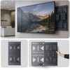 1S-AV-WALL-MOUNT AV機器・アクセサリーマウントパネル/スライド式/テレビ背面取付用/耐荷重10kg/ケーブルボックス・周辺機器用取り付け金具 StarTech.com 03198059