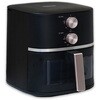 YAJ-AC1355(B) エアフライヤー ノンフライヤー 5.5L 電気フライヤー 家庭用 大容量 油なし レシピブック付き YAMAZEN(山善) 03198181