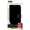 RT-P63ELC1/BR iPhone Air 手帳型レザーケース シンプル マグ/ブラック/レッド レイ・アウト 03199757