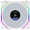 12RTLLCD1F1W LianLi リアンリ 1.8インチLCDディスプレイ搭載 120mmケースファン UNI FAN TL LCD FLEX 120 リバース LIAN LI 03200116