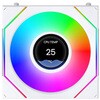 12RSLIND1F3W LianLi リアンリ 1.8インチLCDディスプレイ搭載 120mmケースファン UNI FAN SLIN LCD FLEX 120 リバース LIAN LI 03200177