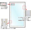 c-047-250-100 耐熱ビニールカーテン 0.47mm厚 防炎糸入り透明 上村産業(上村シート) 03201069