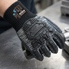 WGJ33FP091 [ウィード/Wonder Grip] 10G 強力ゴム 背抜き手袋 作業用手袋 耐衝撃 プロテクション&クッション付 Lサイズ WGJ-33FP IRONSHIELD  (5双入り) WONDER GRIP 03264200