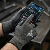 ZI7540081 [ウィード/WONDER GRIP] タッチパネル対応 耐切創手袋 レベルD 作業用手袋 薄手 18ゲージ ニトリル 特殊すべり止め Mサイズ ZIZAI ZI-7540 (1双入り) ウィード(Wonder Grip) 03264419
