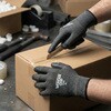 ZI7540081 [ウィード/WONDER GRIP] タッチパネル対応 耐切創手袋 レベルD 作業用手袋 薄手 18ゲージ ニトリル 特殊すべり止め Mサイズ ZIZAI ZI-7540 (1双入り) ウィード(Wonder Grip) 03264419