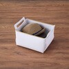 N-7140 フェイクレザー CUBEケース L パール金属 03268646