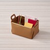 N-7133 フェイクレザー CUBEケース S パール金属 03268662