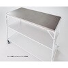 2355-1135 新型ハコマルシェワゴン・ホワイト用/中間棚セット 幅120×奥行40cm ストア・エキスプレス 03271182