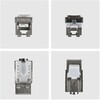C6AKEYTLSTP9010PK RJ45キーストーンジャック/CAT6A対応/10個セット/STPシールド/工具不要/LAN配線用 RJ45モジュラージャック StarTech.com 03271602