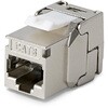キーストーンジャック/Cat8対応/6個セット/RJ45 STPシールド仕様/180度設計/工具不要/イーサネットLAN/パッチパネル・壁面プレート対応 StarTech.com
