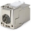 C8KEYSTP1806PK キーストーンジャック/Cat8対応/6個セット/RJ45 STPシールド仕様/180度設計/工具不要/イーサネットLAN/パッチパネル・壁面プレート対応 StarTech.com 03271620