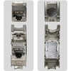 C8KEYSTP1806PK キーストーンジャック/Cat8対応/6個セット/RJ45 STPシールド仕様/180度設計/工具不要/イーサネットLAN/パッチパネル・壁面プレート対応 StarTech.com 03271620