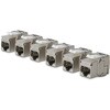 C8KEYSTP1806PK キーストーンジャック/Cat8対応/6個セット/RJ45 STPシールド仕様/180度設計/工具不要/イーサネットLAN/パッチパネル・壁面プレート対応 StarTech.com 03271620