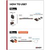 36910 LINDY ANTHRA LINE USB3.2 Gen2 Type-C to Type-Aケーブル+PDスマートチップ LINDY 03365919