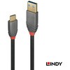 36911 LINDY ANTHRA LINE USB3.2 Gen2 Type-C to Type-Aケーブル+PDスマートチップ LINDY 03365946